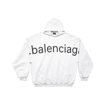 Balenciaga Logo Printed Oversized Hoodie