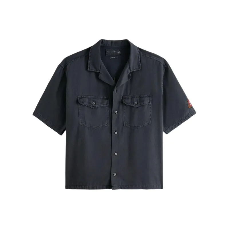 Abercrombie＆Fitch Shirt Men's Dark Gray-1