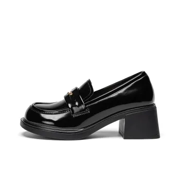 EXULL Q Loafers 5.5CM Women's Black