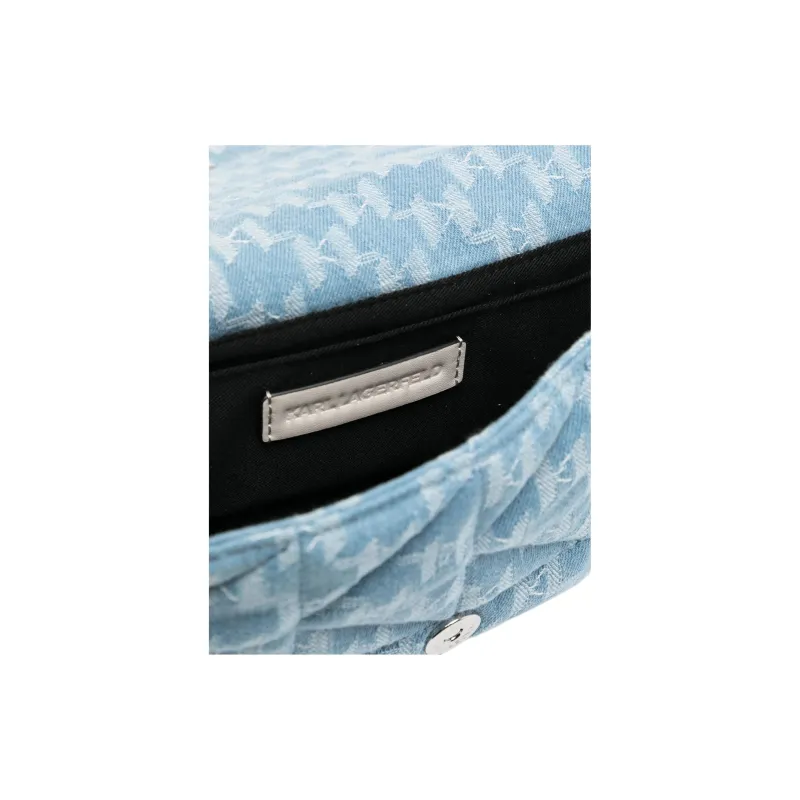 KARL LAGERFELD K/KUILT Cotton Crossbody Bag Women's Blue-3
