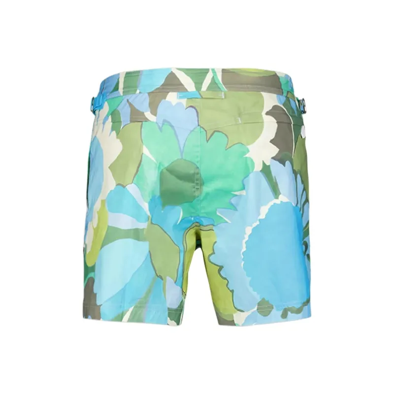 TOM FORD Floral Printed Stretched Swim Shorts-1