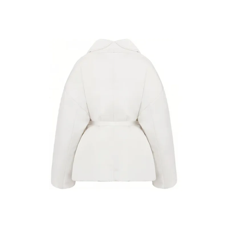 DIOR Puffer Jacket Women's White-1