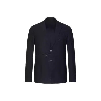 KARL LAGERFELD SS25 Business Suit Coat Men's Black