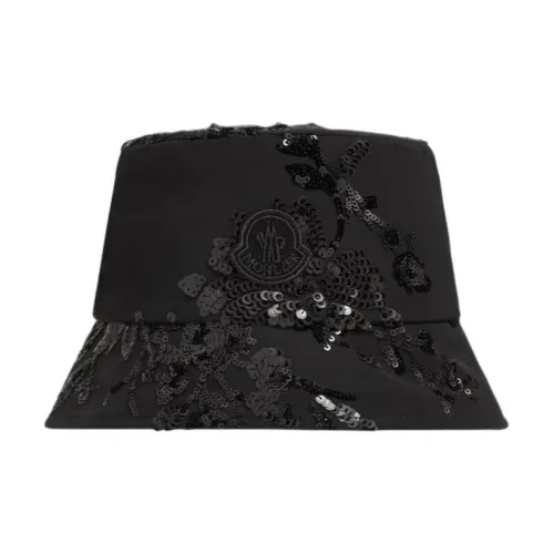 Moncler Polyester Bucket Hats Women's Black