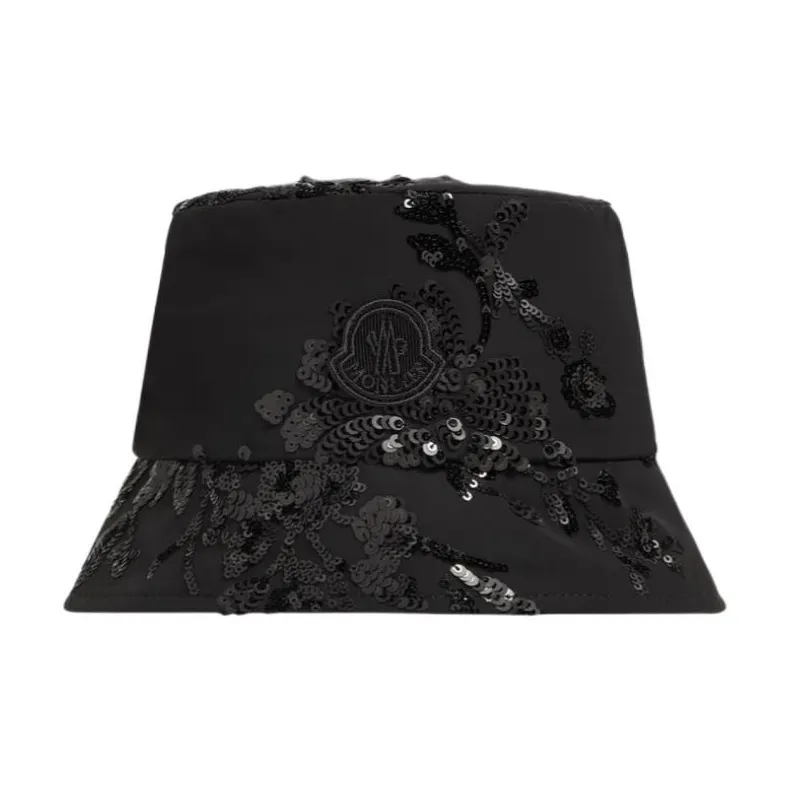 Moncler Polyester Bucket Hats Women's Black-0