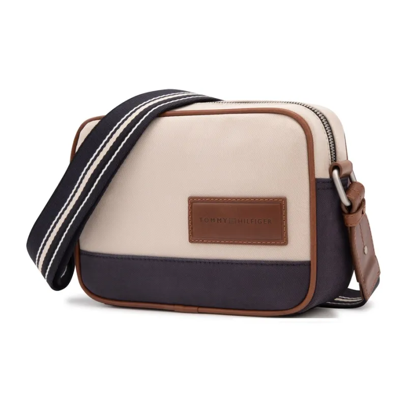 Tommy Hilfiger Polyester Camera Bag, Shoulder Bag, Crossbody Bag Medium Size Men's Light Khaki-2