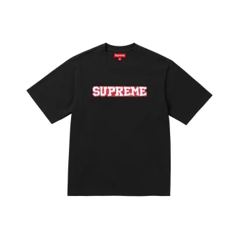 Supreme Satin Appliqué S/S Top