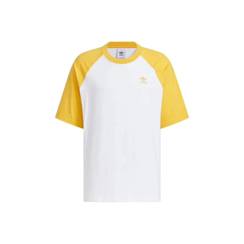 Adidas Originals ADICOLOR RAGLAN T SHIRT T Shirt Men's Yellow-0