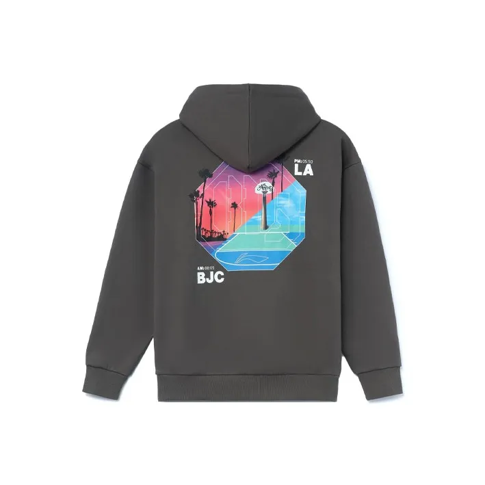 LINING Sweatshirts Men Dark Gray-0