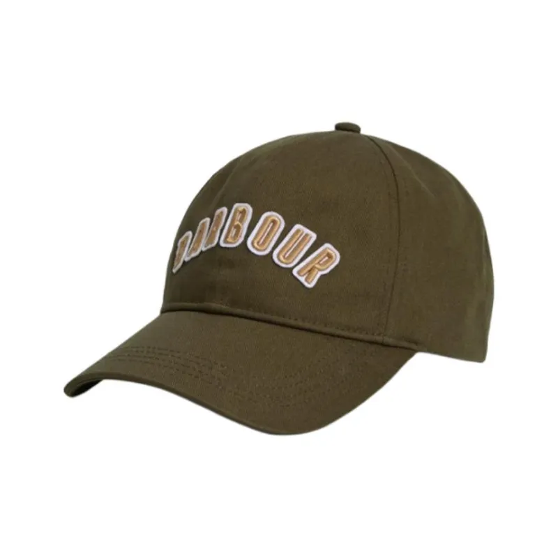 BARBOUR Cotton Baseball Caps Unisex Green-0