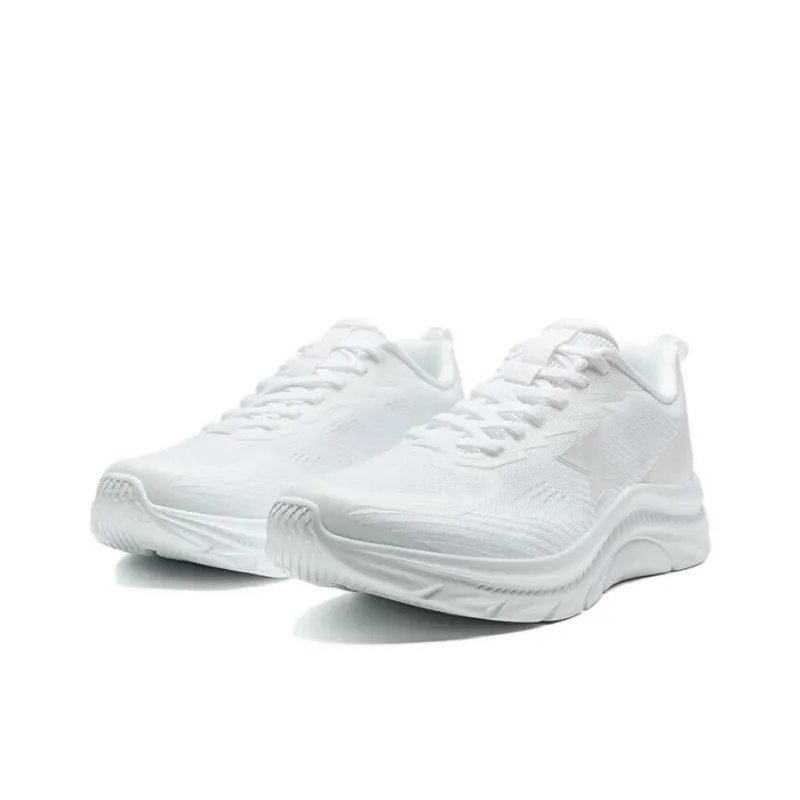 XTEP Coverage Cushioning Low Top Casual Running Shoes Men's Classic White-2