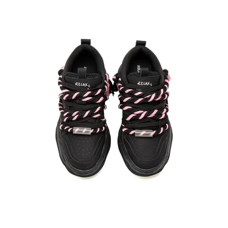RELAXURSELF Slip Resistant, Abrasion Resistant, Lightweight, Height Increasing Low Top Skateboard Shoes Unisex-13