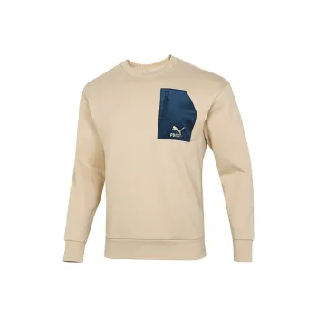 PUMA Sweatshirts Men Khaki