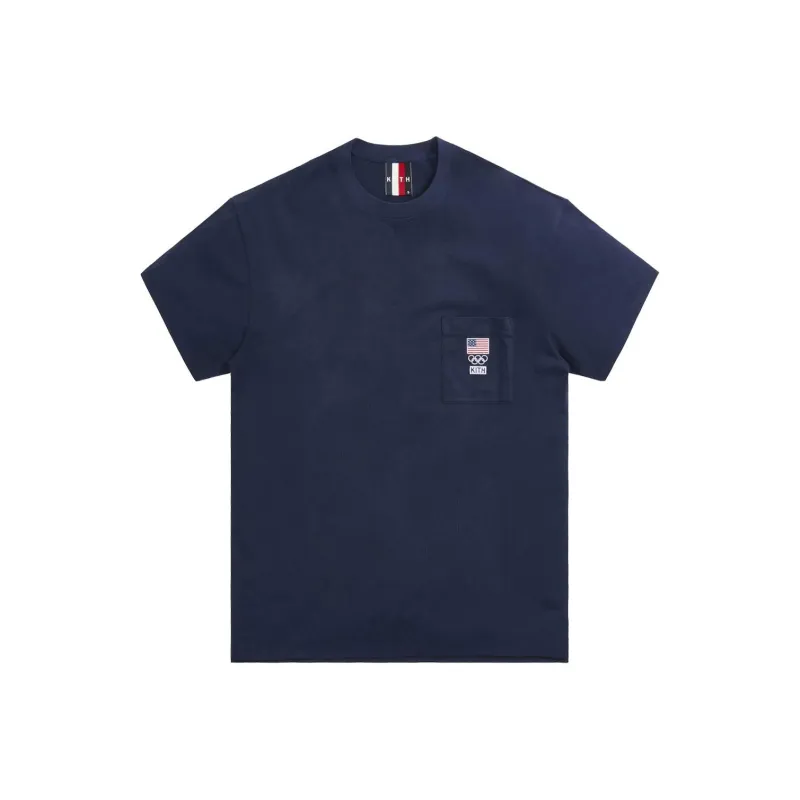 KITH For Team Usa Pocket Tee-0