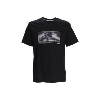 HUGO BOSS Graphic print Cotton T shirt