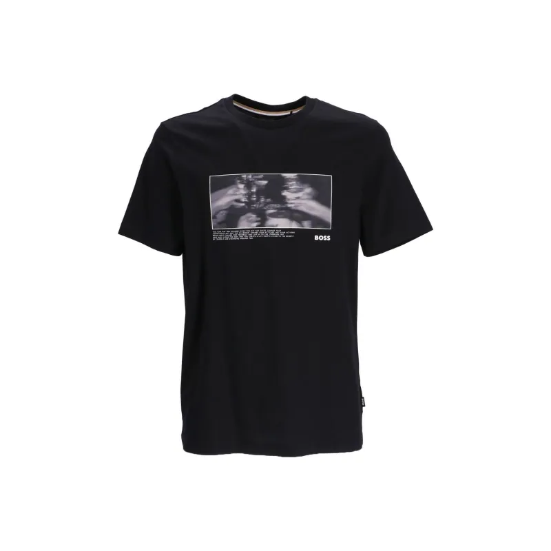 HUGO BOSS Graphic print Cotton T shirt-0