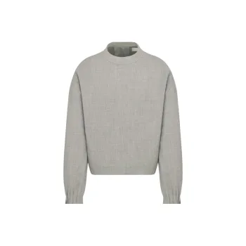 DIOR Button Detailed Crewneck Top