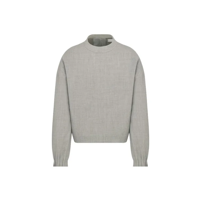 DIOR Button Detailed Crewneck Top-0