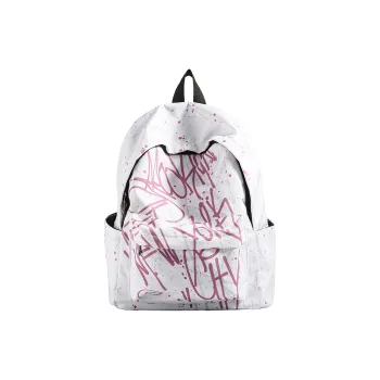 Versman Waterproof Cloth Backpack Medium Size Women's Pink/Blue/Gray