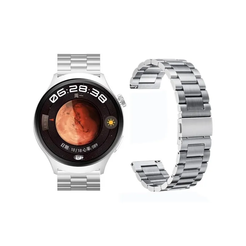 STEWPIGO Huawei Compatibility Watch Band 46mm Stainless Steel Material-7