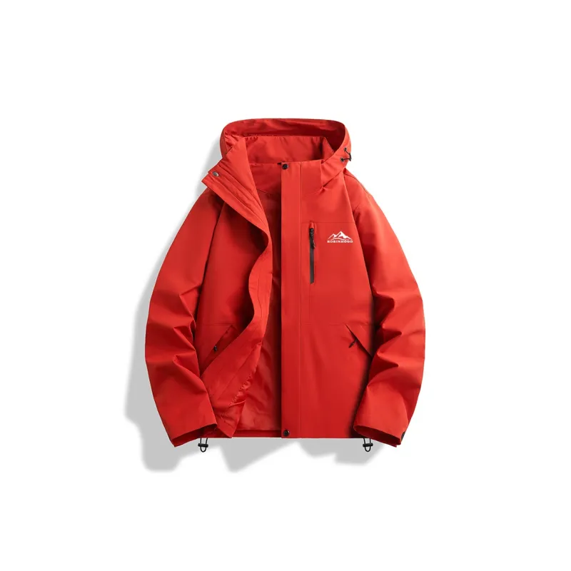 ROBINHOOD Water Resistant Windproof Breathable Wear Resistant Warm Water Repellent Windbreaker Jacket Unisex-51