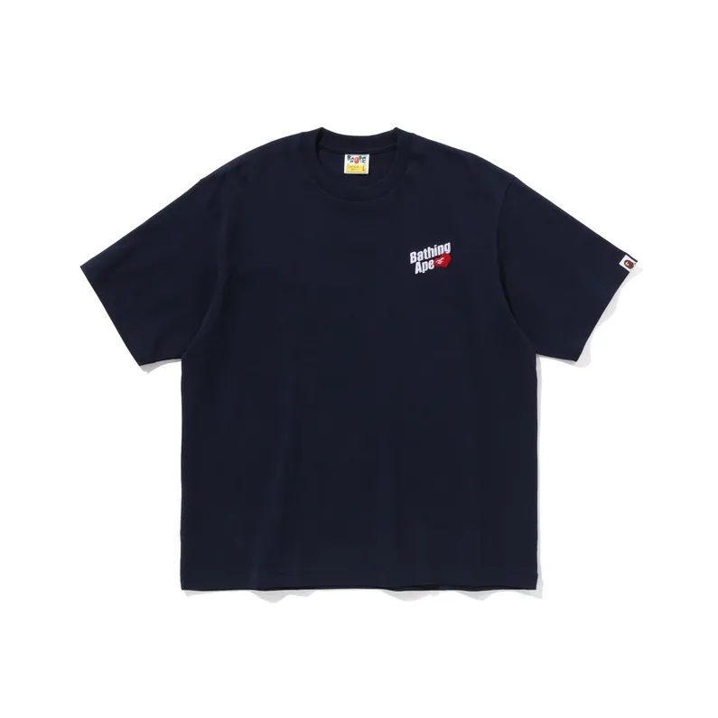 Bape Bathing Ape Logo Relaxed Fit Tee-5