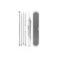 Straight 4 Needles+Size 5 Crochet Hooks+Box Included[1 Set]