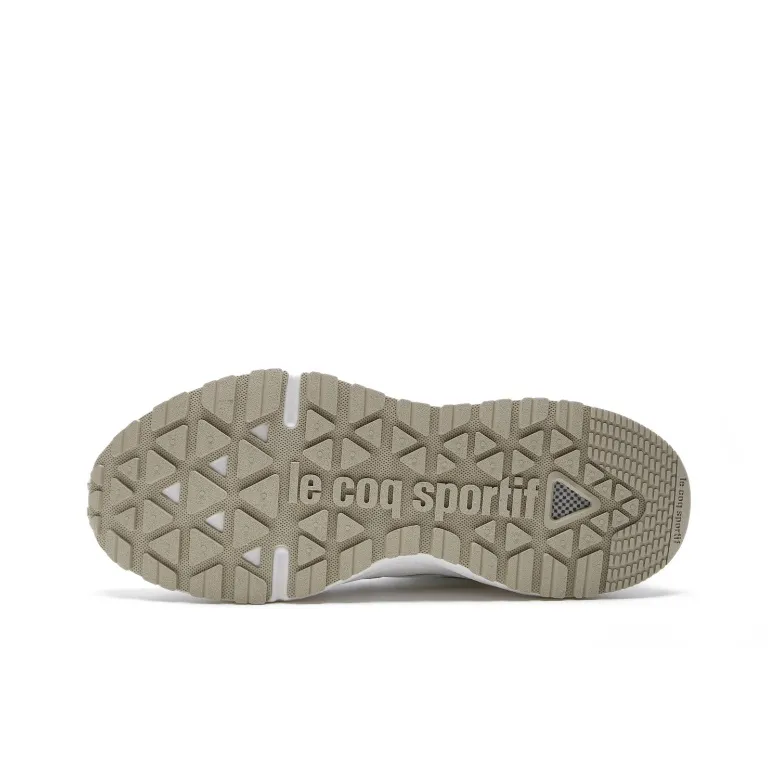 Le Coq Sportif LCS R990 Breathable Low Top Chunky Sneakers Unisex White Khaki-4