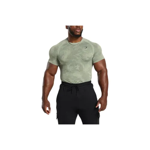 GYMSHARK T-Shirts Men Green
