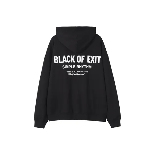 BLACK OF EXIT 남녀공용 맨투맨