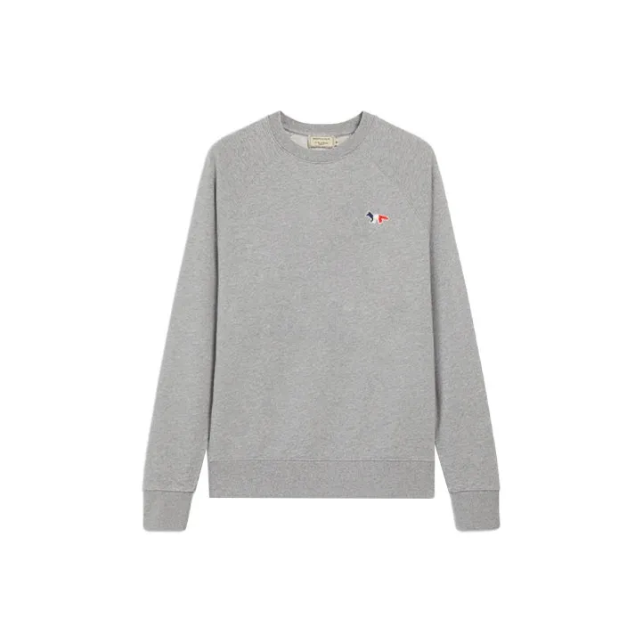 Maison Kitsune Fox Patch Crewneck Sweatshirt-0