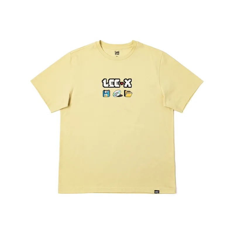 Lee T Shirts Unisex Yellow-0