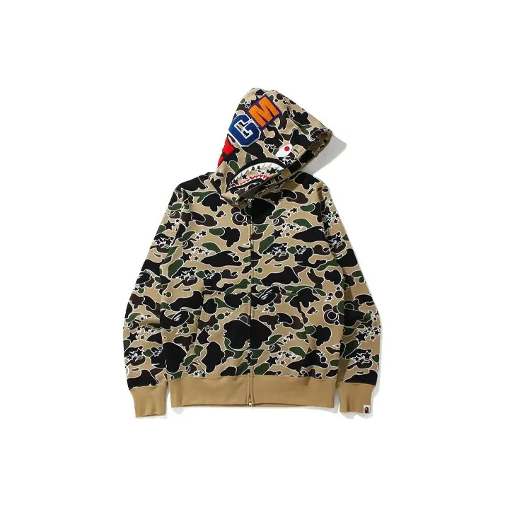 Bape Sta Camo Shark Full Zip Hoodie-2