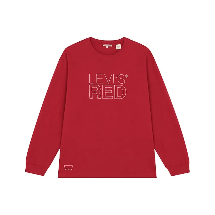 Levis Sweatshirts Men Red-0