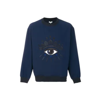 KENZO Sweatshirts Men Navy Blue