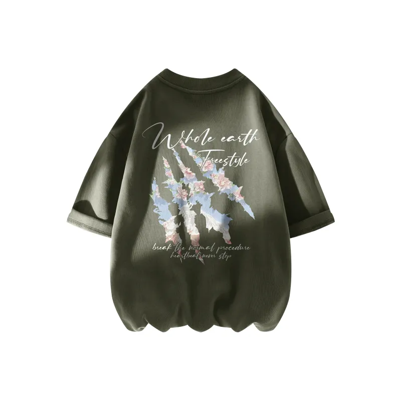 WHOLE EARTH T Shirt Summer Unisex-14
