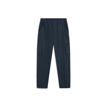 LiNing Sports Trend Series Knitted Sweatpants Men's Deep Mysterious Blue