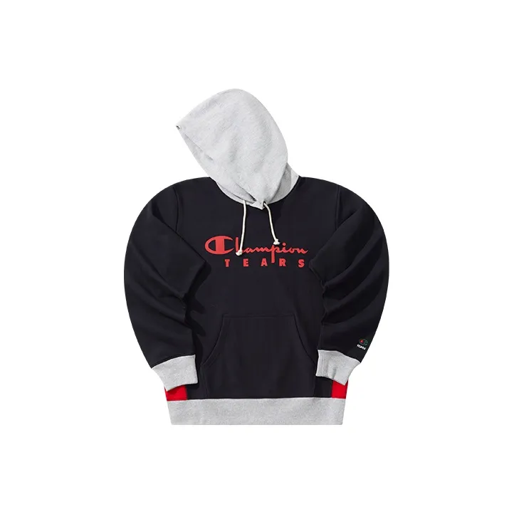 Champion Tears Colour Blocked Drawstring Hoodie-0