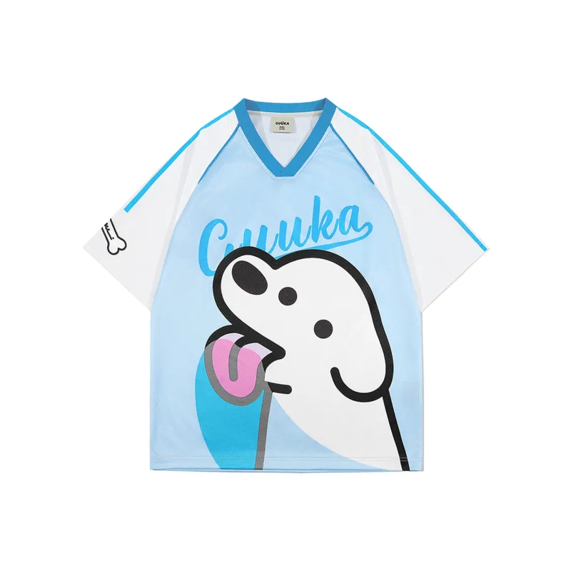 Guuka x Matsui T Shirt Unisex Ice Blue-0