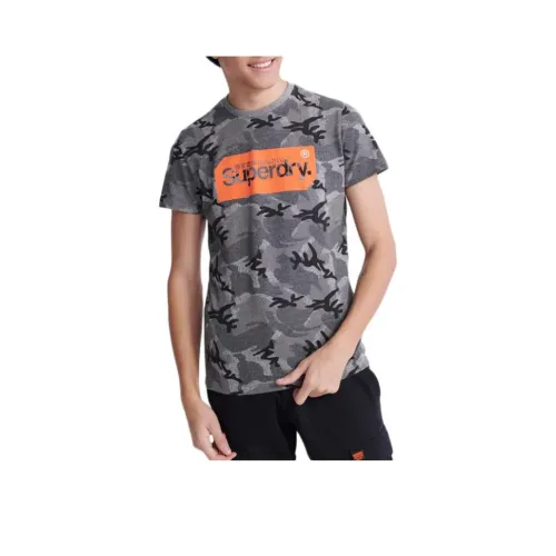 SUPERDRY T-Shirts Men Gray