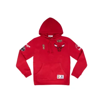 Mitchell Ness Sweatshirts Unisex Red