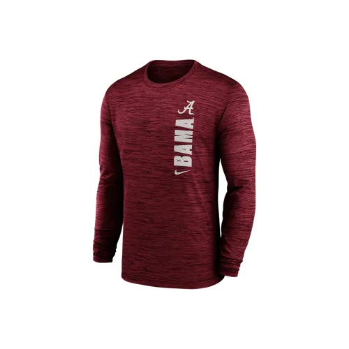 Nike Alabama Tide Sideline Velocity Men's Nike Dri-FIT College Long-Sleeve T-Shirt