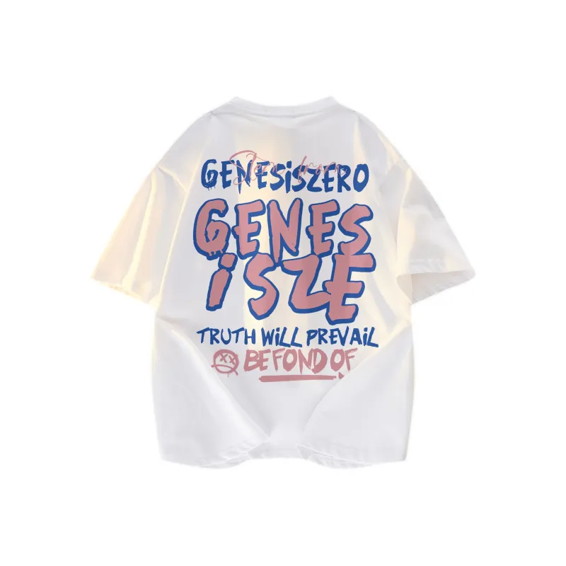 Genesiszero T-Shirt Unisex Black White-0