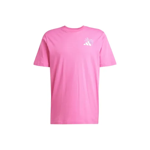 Adidas Free Shipping With AdiClub Lounge Pastel Embroidery Graphic Tee