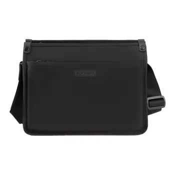 ROCKWAY Cordura Nylon Shoulder Bag Unisex Black/Gray/Blue