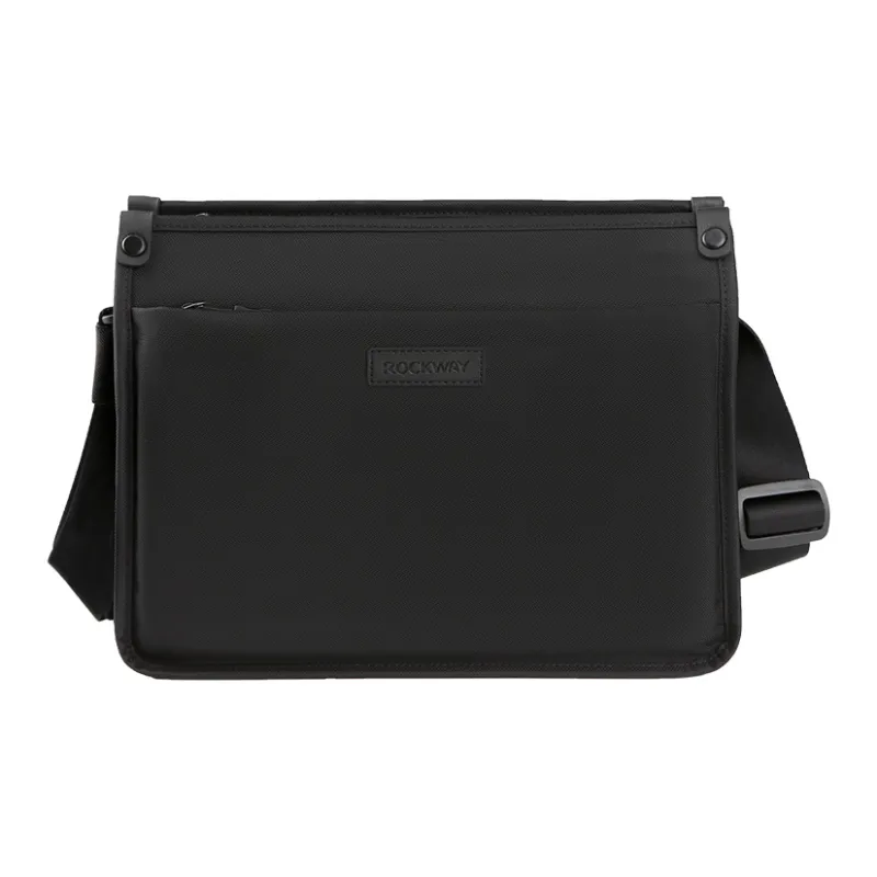 ROCKWAY Cordura Nylon Shoulder Bag Unisex Black/Gray/Blue-0