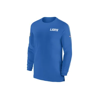 Nike Detroit Lions Sideline Coach Men's Nike Dri FIT Nfl Long Sleeve Top