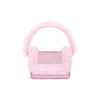 Self portrait Polyamide Handbag Women's Pink