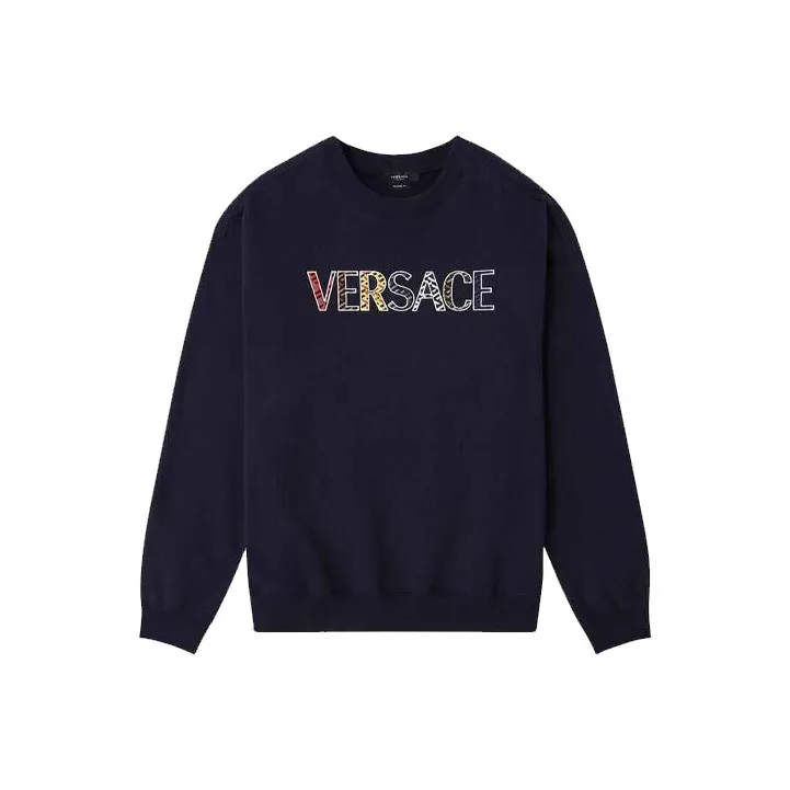 VERSACE Embroidered Monogram Sweatshirt-0