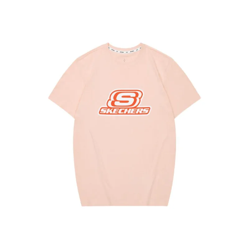 Skechers T Shirt Unisex Peach Pink-0